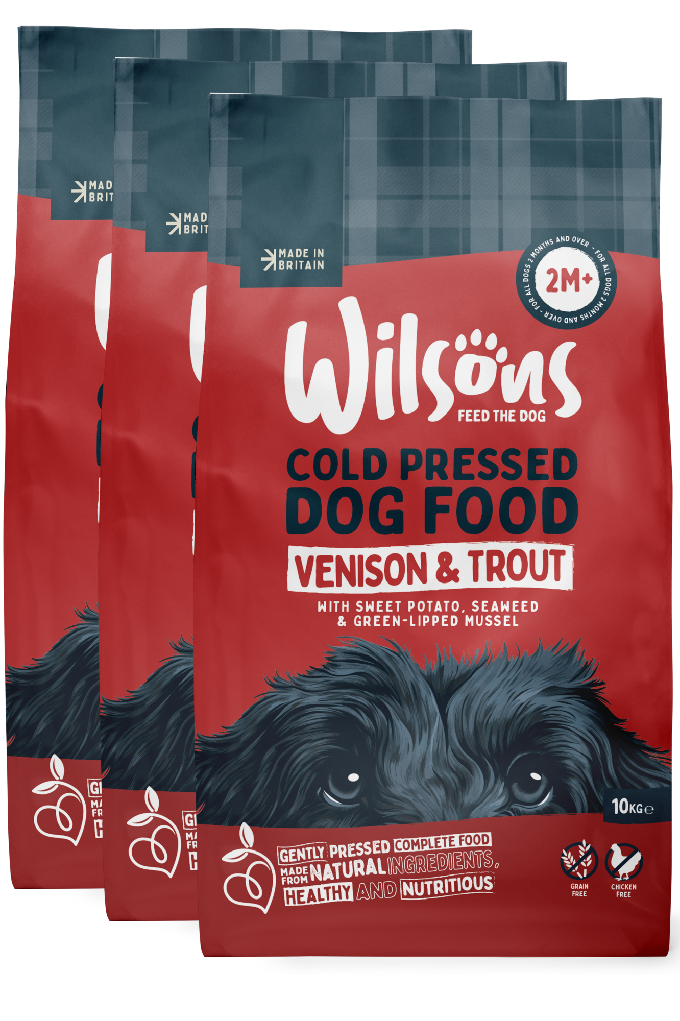 Venison & Trout Premium British Cold Pressed Dog Food