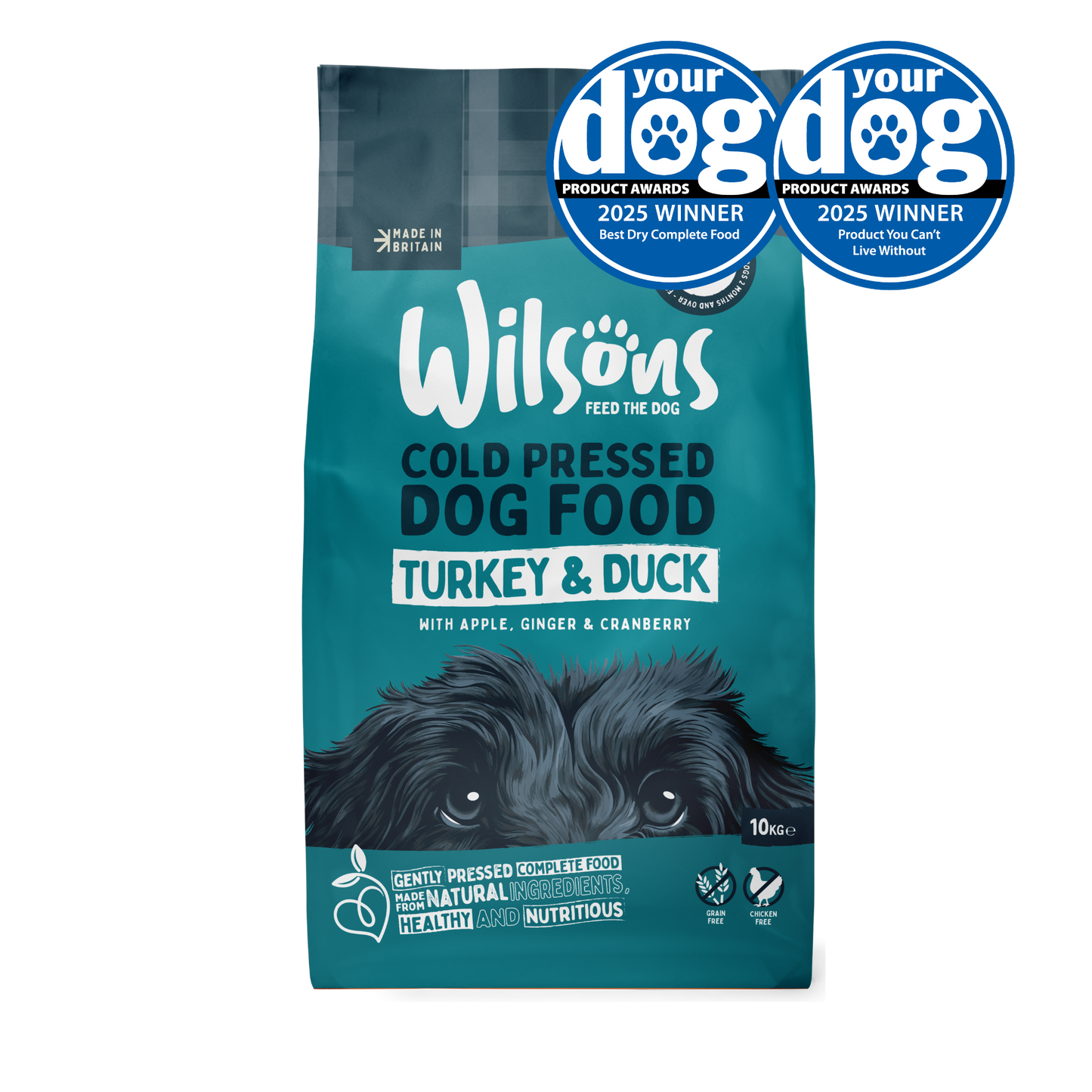 Turkey & Duck Premium British Cold Pressed Dog Food