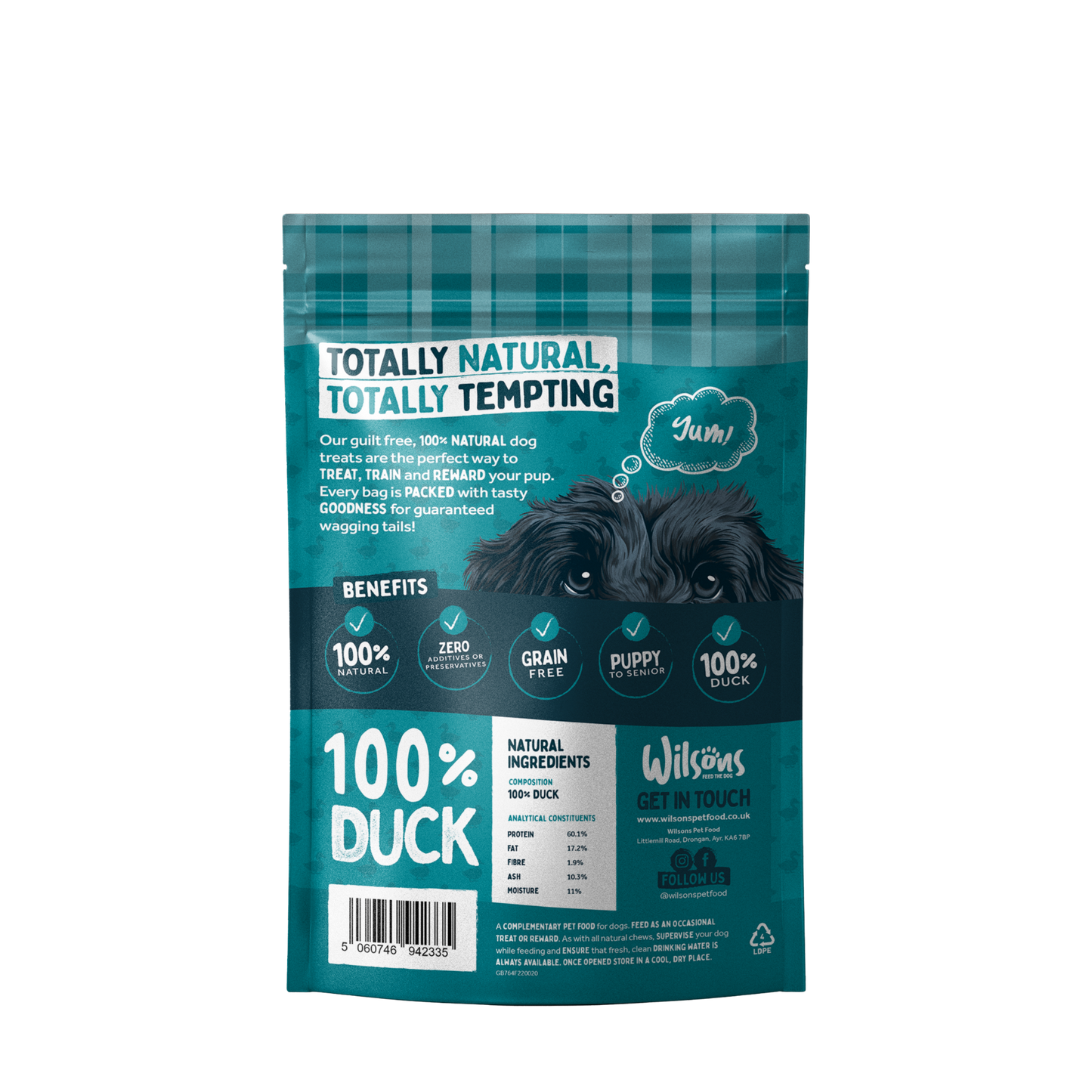 Duck Bites Natural Dog Treats