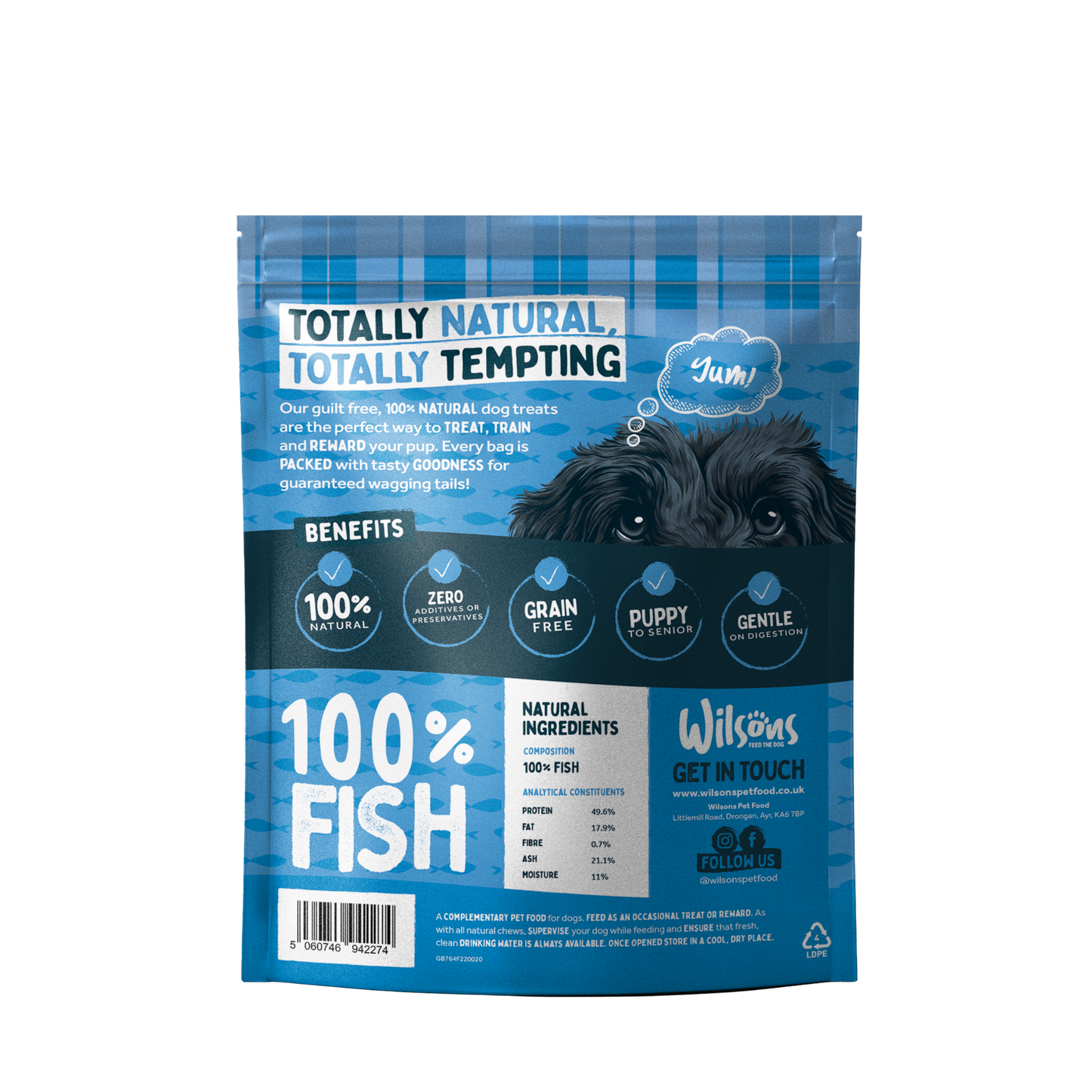 Fish Bites Natural Dog Treats