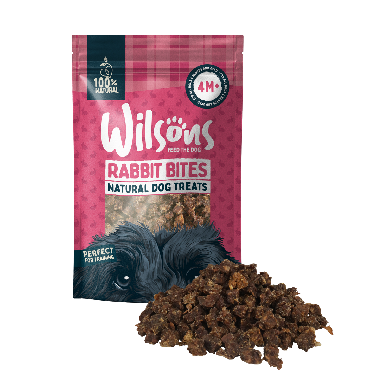 Rabbit Bites Natural Dog Treats