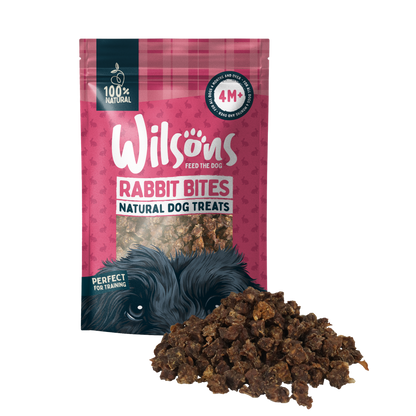 Rabbit Bites Natural Dog Treats