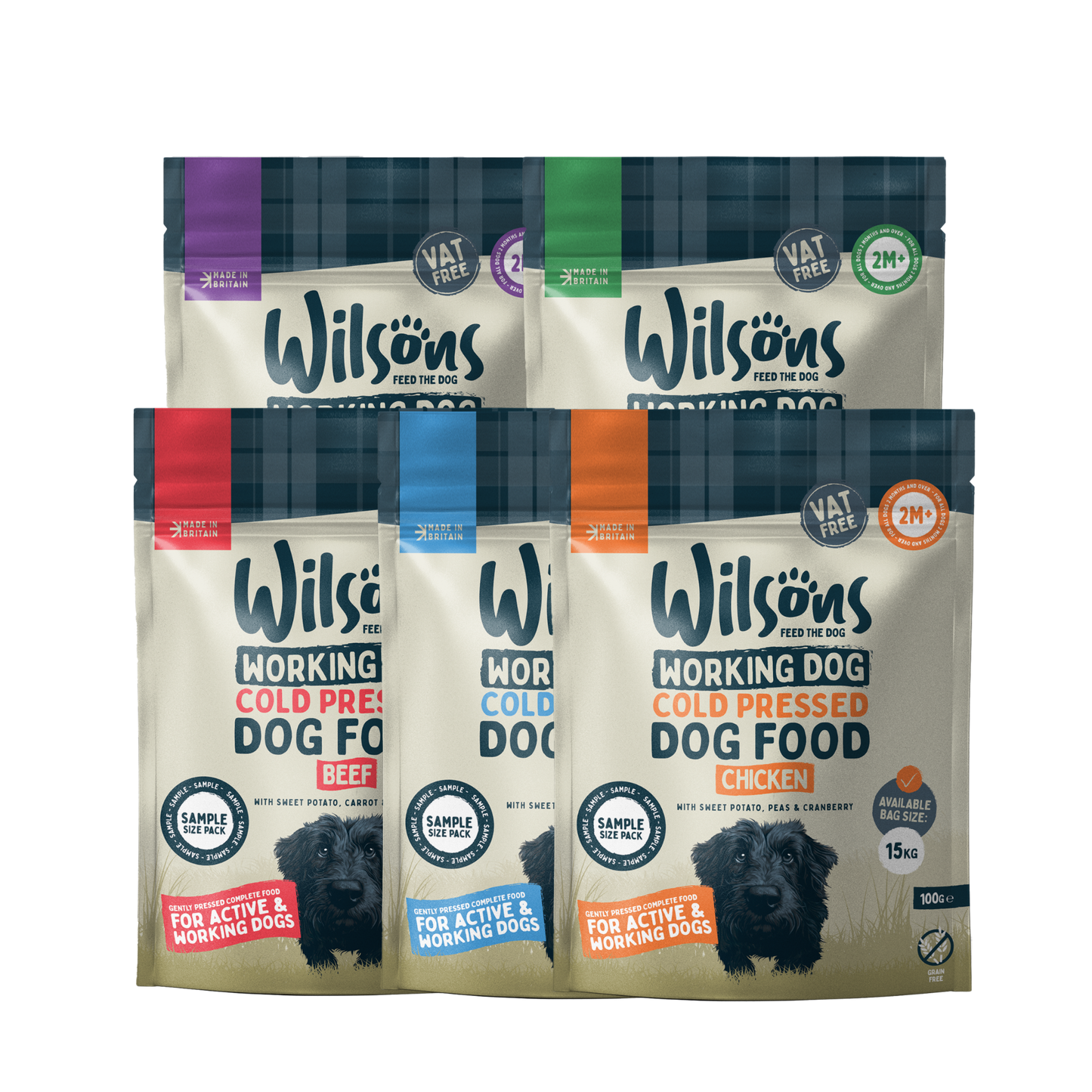 Cold Pressed Dog Food Sample Box