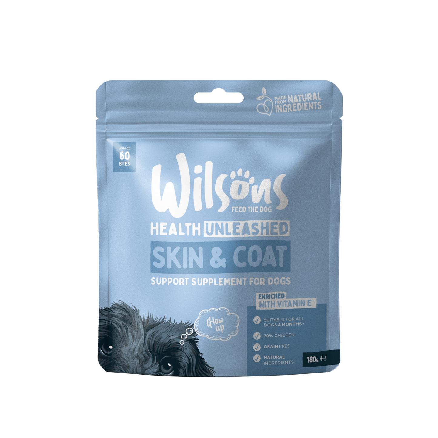 Skin and Coat Support Supplement for Dogs