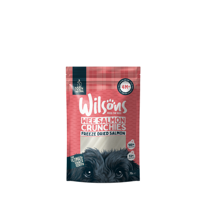 Wee Salmon Crunchies Natural Freeze Dried Dog Treats