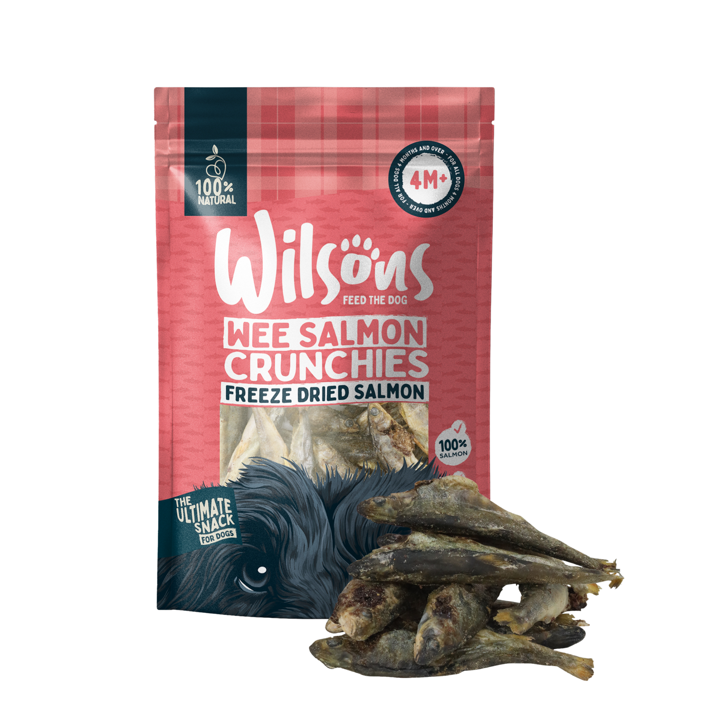 Wee Salmon Crunchies Natural Freeze Dried Dog Treats