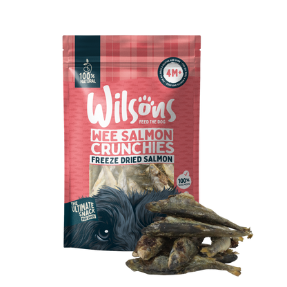 Wee Salmon Crunchies Natural Freeze Dried Dog Treats