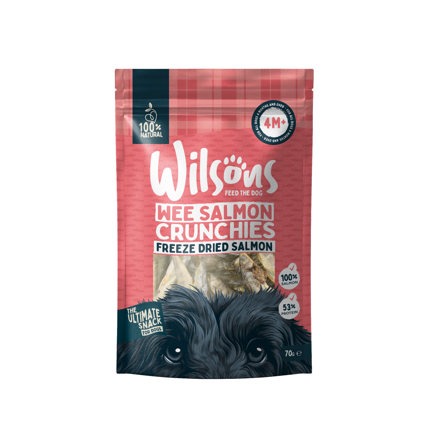 Wee Salmon Crunchies Natural Freeze Dried Dog Treats