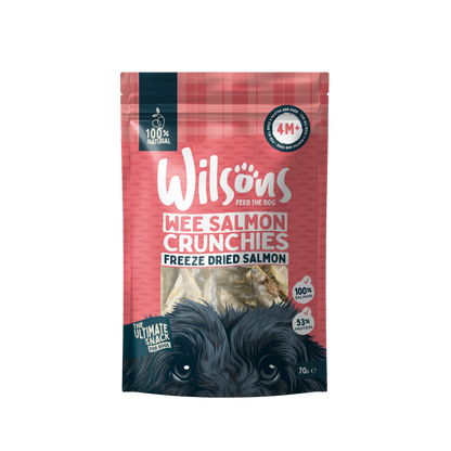 Wee Salmon Crunchies Natural Freeze Dried Dog Treats