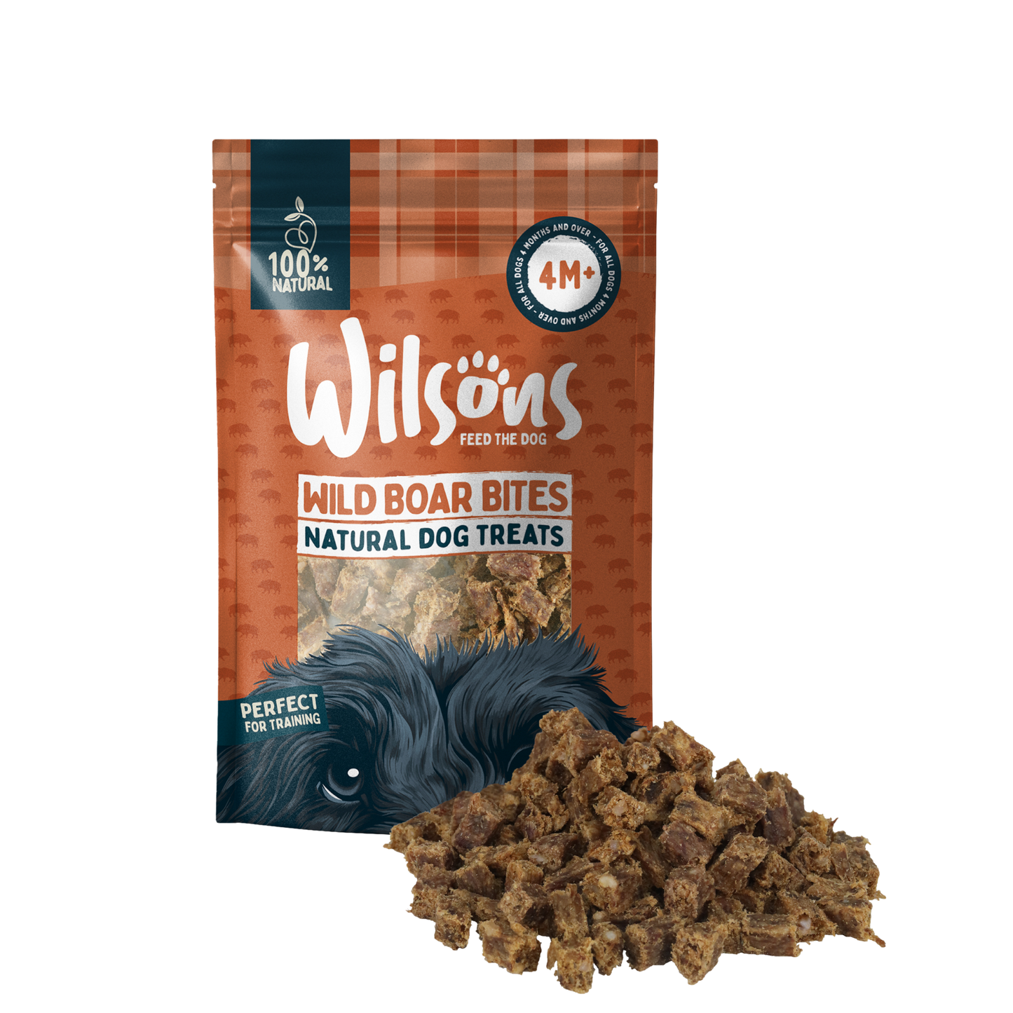 Wild Boar Bites Natural Dog Treats