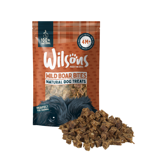 Wild Boar Bites Natural Dog Treats