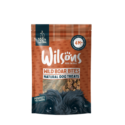 Wild Boar Bites Natural Dog Treats