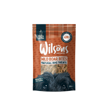 Wild Boar Bites Natural Dog Treats